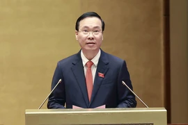 Chủ tịch nước Võ Văn Thưởng phát biểu. (Ảnh: TTXVN)