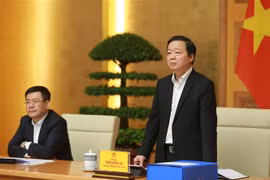 Phó Thủ tướng Trần Hồng Hà phát biểu chỉ đạo. (Ảnh: Văn Điệp/TTXVN)