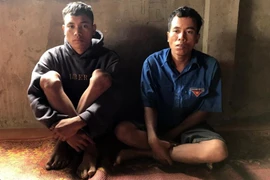 Hai anh em Hồ Văn Xơi (trái) và Hồ Văn Son. (Nguồn: Báo Công an thành phố Đà Nẵng)