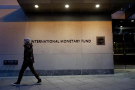 Trụ sở Quỹ tiền tệ quốc tế (IMF) tại Washington, DC, Mỹ. (Ảnh: AFP/TTXVN)