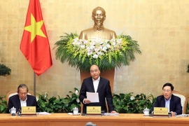 Thủ tướng Nguyễn Xuân Phúc phát biểu. (Ảnh: Thống Nhất/TTXVN)