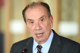 Ngoại trưởng Brazil Aloysio Nunes Ferreira phát biểu tại một sự kiện ở Brasilia. (Nguồn: AFP/TTXVN)