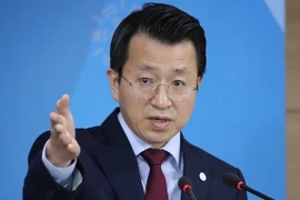 Người phát ngôn của Bộ Thống nhất Hàn Quốc Baik Tae-hyun. (Nguồn: Yonhap/TTXVN)