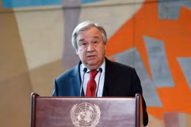 Tổng Thư ký Liên hợp quốc Antonio Guterres. (Nguồn: THX/TTXVN)