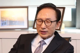 Cựu Tổng thống Hàn Quốc Lee Myung-bak tại Seoul. (Nguồn: Yonhap/TTXVN)