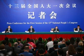 Bộ trưởng Ngoại giao Trung Quốc Vương Nghị trả lời phỏng vấn báo giới về chính sách đối ngoại của nước này. (Nguồn: THX/TTXVN)