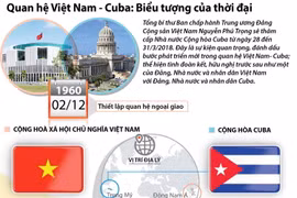 [Infographics] Quan hệ Việt Nam-Cuba: Biểu tượng của thời đại
