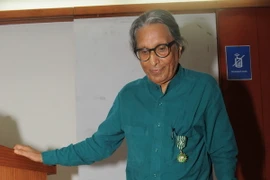 Kiến trúc sư Balkrishna Doshi. (Nguồn: AFP/TTXVN)