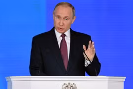Tổng thống Nga Vladimir Putin. (Nguồn: AFP/TTXVN)