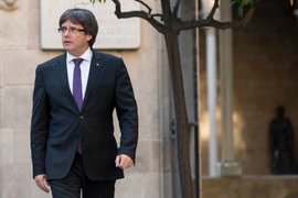 Thủ hiến bị phế truất Carles Puigdemont. (Nguồn: AFP/TTXVN)