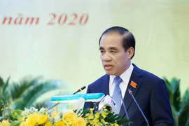 Đồng chí Chẩu Văn Lâm, Ủy viên Trung ương Đảng, Bí thư Tỉnh uỷ Tuyên Quang. (Ảnh: Phương Hoa/TTXVN)