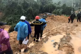 Hình ảnh mới nhất từ hiện trường sạt lở núi tại Thủy điện Rào Trăng 3