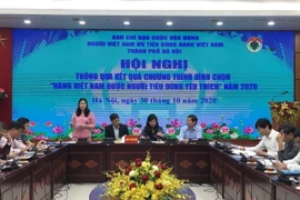 Hà Nội có 141 sản phẩm đạt tiêu chí hàng Việt Nam được yêu thích