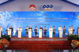 Động thổ Tổ hợp Trung tâm Hội nghị quốc tế FLC Vĩnh Phúc hiện đại