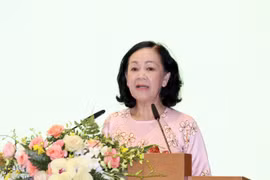 Đồng chí Trương Thị Mai, Ủy viên Bộ Chính trị, Trưởng Ban Dân vận Trung ương. (Ảnh: Thống Nhất/TTXVN)