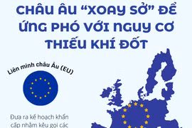 [Infographics] Châu Âu ứng phó với nguy cơ thiếu khí đốt