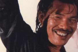 Nhạc sỹ Trần Tiến trên ảnh poster phim.