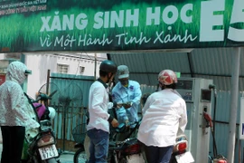 Từ tháng 12/2015 xăng sinh học E5 sẽ được sử dụng trên toàn quốc (Ảnh: TTXVN)