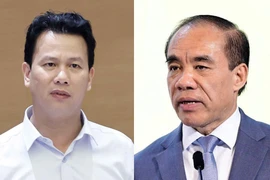 Ông Đặng Quốc Khánh và ông Chẩu Văn Lâm. (Nguồn: TTXVN)