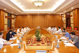 Tổng Bí thư, Chủ tịch nước Tô Lâm chủ trì cuộc họp Tiểu ban Nhân sự Đại hội XIV của Đảng. (Ảnh: Trí Dũng/TTXVN)