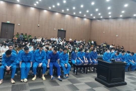 Quang cảnh phiên tòa. (Ảnh: Kim Anh/TTXVN)