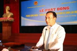 Phó Chủ tịch thường trực UBND tỉnh Hải Dương Lưu Văn Bản. (Ảnh: Mạnh Minh/TTXVN)