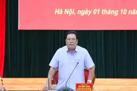 Ông Sơn Minh Thắng, Ủy viên Trung ương Đảng, Bí thư Đảng ủy Khối các cơ quan Trung ương. (Ảnh: Phương Hoa/TTXVN)
