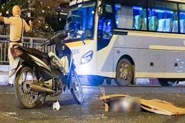 Hiện trường vụ tai nạn. (Nguồn: Plo.vn)