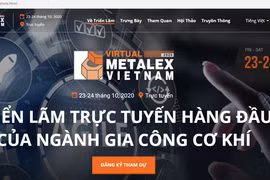 Thông tin về triển lãm trên trang metalexvietnam.com. 