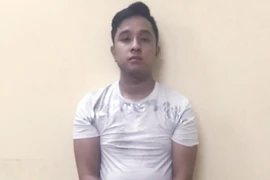 Đối tượng cầm đầu Trần Hoàng Lâm. (Ảnh: TTXVN phát)