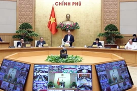 Thủ tướng Nguyễn Xuân Phúc phát biểu. (Ảnh: Thống Nhất/TTXVN)