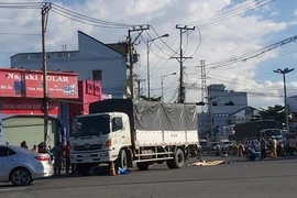 Hiện trường vụ tai nạn. (Nguồn: Congan.com.vn)