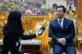 Phó Tổng Giám đốc Đài Tiếng nói Việt Nam Ngô Minh Hiển trả lời phỏng vấn. (Nguồn: VOV)