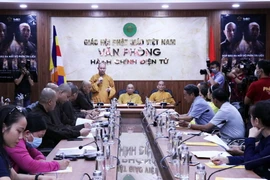 Quang cảnh buổi họp báo. (Ảnh: Xuân Khu/TTXVN)