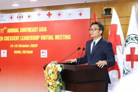 Phó Thủ tướng Vũ Đức Đam phát biểu chỉ đạo hội nghị. (Ảnh: Hoàng Hiếu/TTXVN)