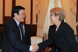 Chủ tịch nước Trương Tấn Sang tiếp Đại sứ Hy Lạp chào từ biệt