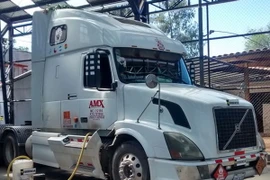 Chile bắt giữ một xe liên vận chuyển cocaine hòa trong xăng