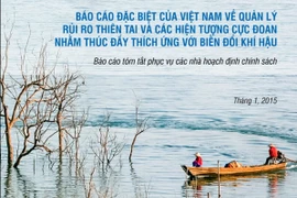 Công bố báo cáo quản lý rủi ro thiên tai và hiện tượng cực đoan 