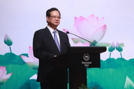 Thủ tướng Nguyễn Tấn Dũng phát biểu tại Khai mạc Hội nghị Bộ trưởng Môi trường ASEAN lần thứ 13. (Nguồn ảnh: TTXVN)