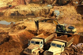 Mỏ sắt Trại Cau tại huyện Đồng Hỷ, tỉnh Thái Nguyên. (Nguồn: TTXVN)