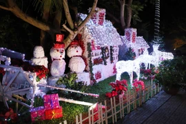 Đà Nẵng rực rỡ đón Giáng sinh năm 2015. (Nguồn: TTXVN)