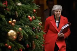 Thủ tướng Anh Theresa May tại thủ đô London. (Nguồn: THX/TTXVN)