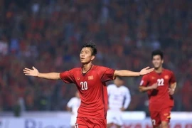 Tiền đạo Phan Văn Đức (20). (Ảnh: Trọng Đạt/TTXVN)