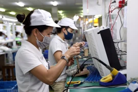 Công nhân tại một doanh nghiệp. (Ảnh minh họa. Nguồn: TTXVN)