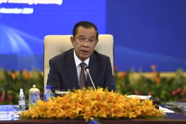 Thủ tướng Campuchia Hun Sen. (Nguồn: AP)