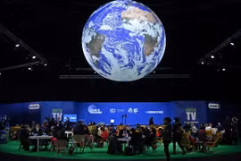 Các đại biểu dự Hội nghị COP26 tại Glasgow, Scotland ngày 2/11/2021. (Ảnh: AFP/TTXVN)