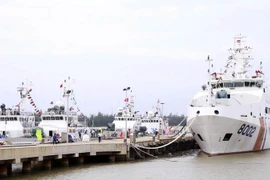 Tàu Cảnh sát biển. (Ảnh: Trần Tĩnh/TTXVN)