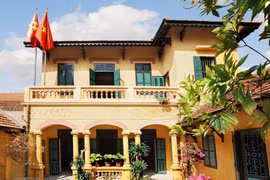 Ngôi nhà ở làng Vạn Phúc (Hà Đông), nơi Hồ Chủ tịch ở và viết lời kêu gọi toàn quốc kháng chiến ngày 19/12/1946. (Ảnh: TTXVN phát)