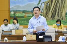 Bộ trưởng Bộ Tài chính Hồ Đức Phớc làm Tổ trưởng thường trực của Tổ công tác đặc biệt tháo gỡ khó khăn cho doanh nghiệp và người dân bị ảnh hưởng bởi dịch COVID-19. (Ảnh: Doãn Tấn/TTXVN)