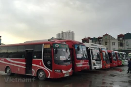 Vận tải xe khách. (Ảnh: Việt Hùng/Vietnam+)